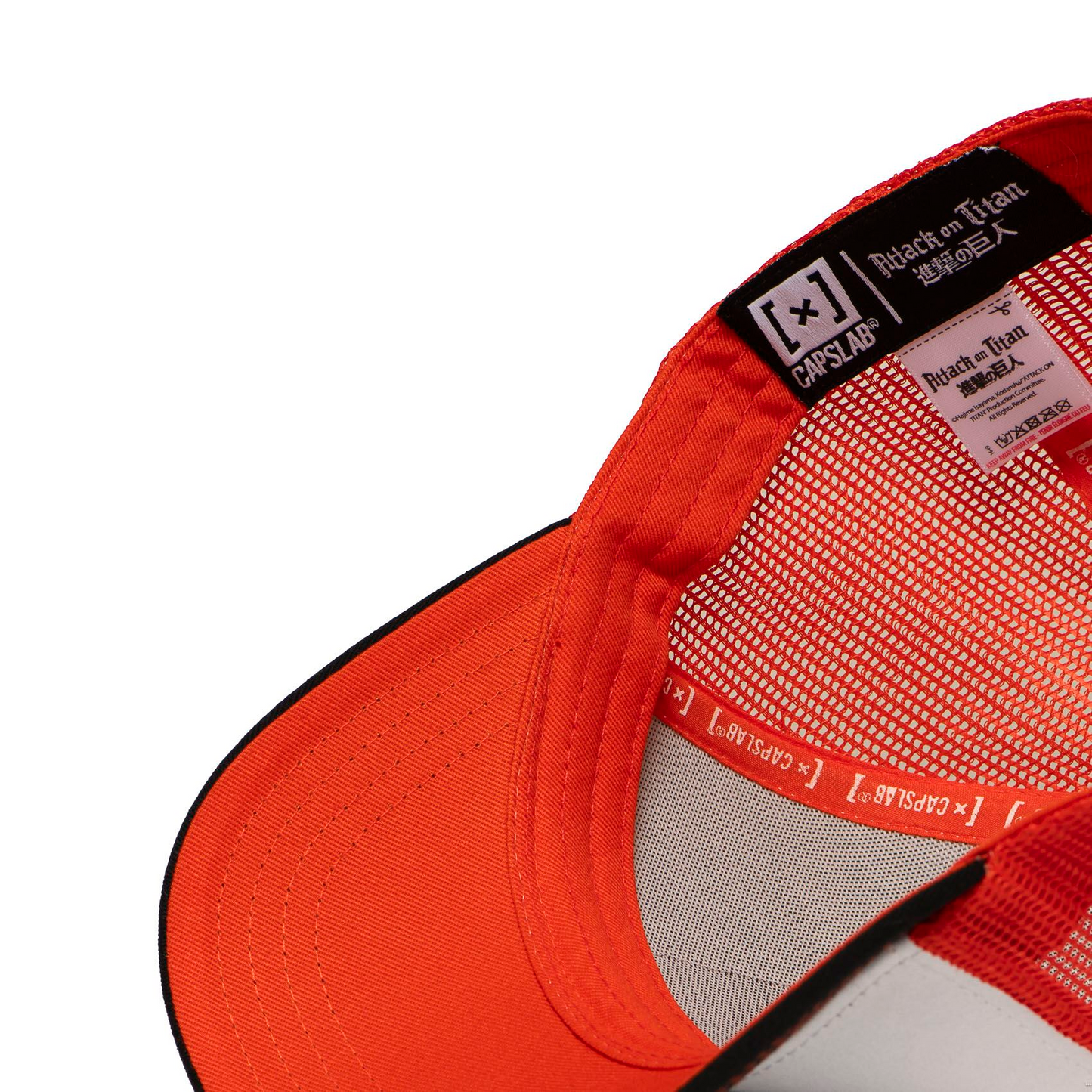 Casquette Trucker L'Attaque Des Titans Orange