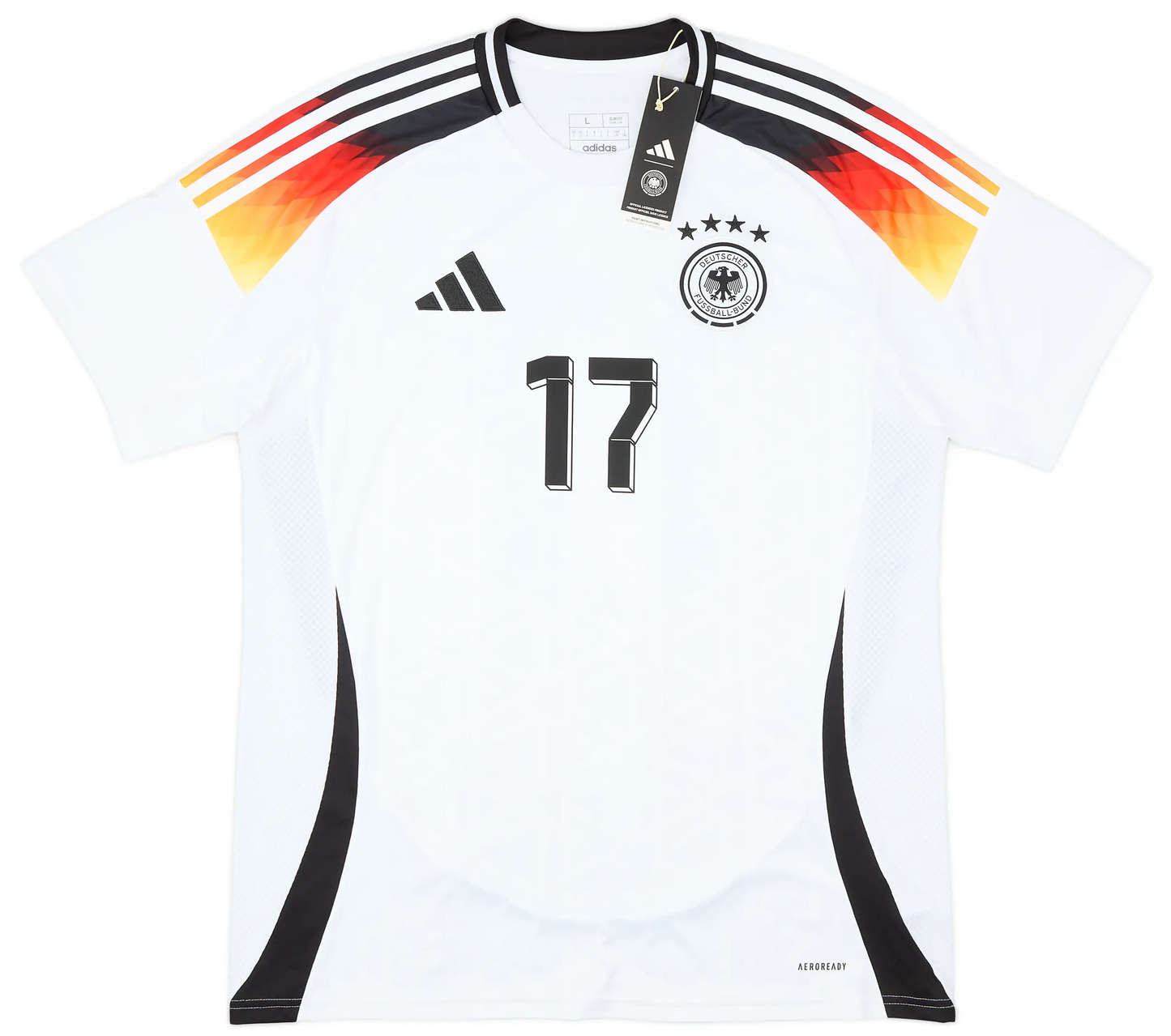 Maillot domicile Allemagne 2024-25 Wirtz n°17