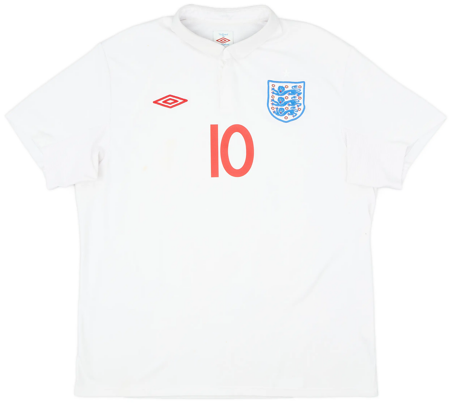 Maillot domicile Angleterre 2009-10 Rooney n°10