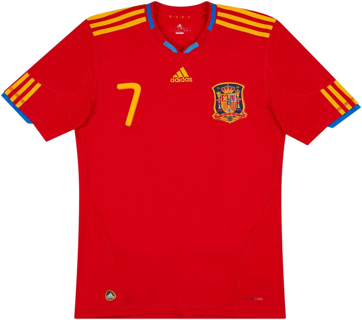 Maillot domicile Espagne 2009-10 David Villa #7