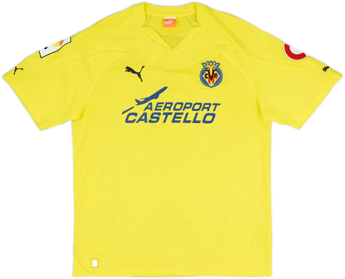 Maillot domicile Villarreal 2010-11 Cazorla #8