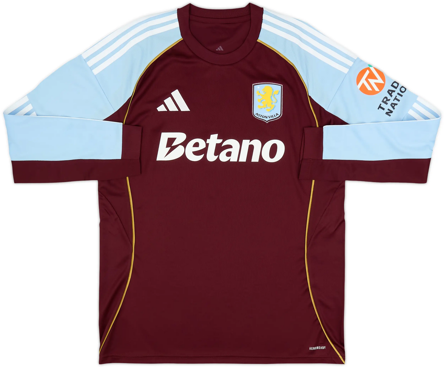 Maillot domicile à manches longues Aston Villa 2025-26 Rogers #27