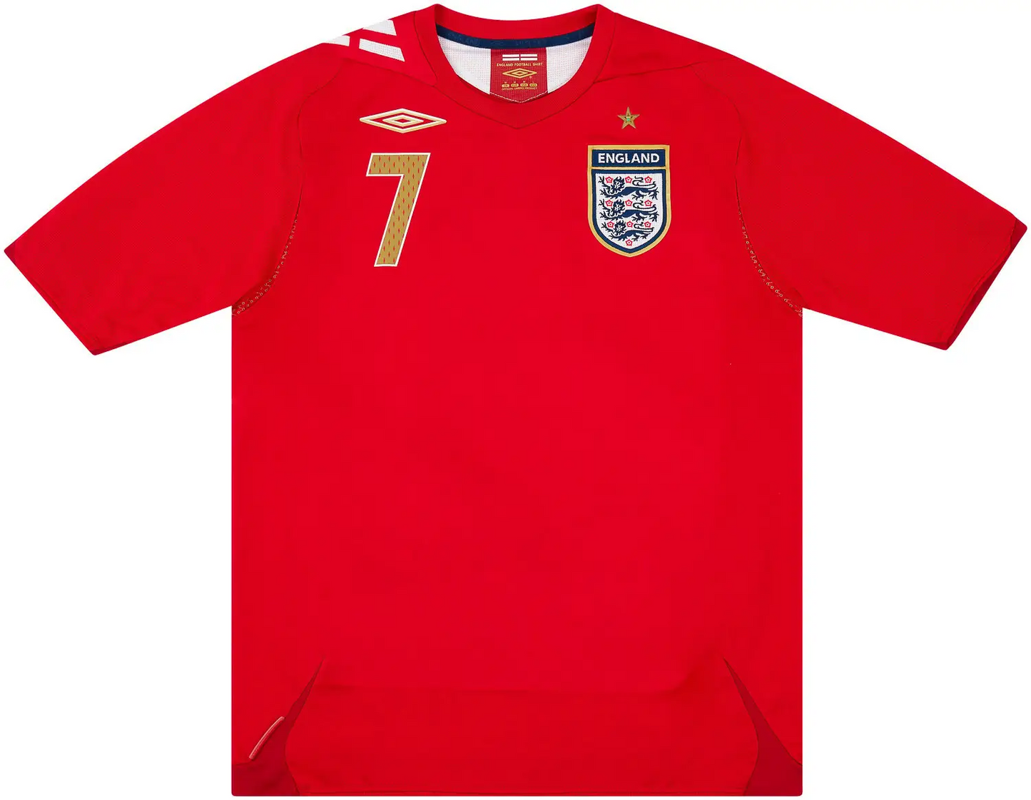 Maillot extérieur Angleterre 2006-08 Beckham #7 - 6/10 (S)
