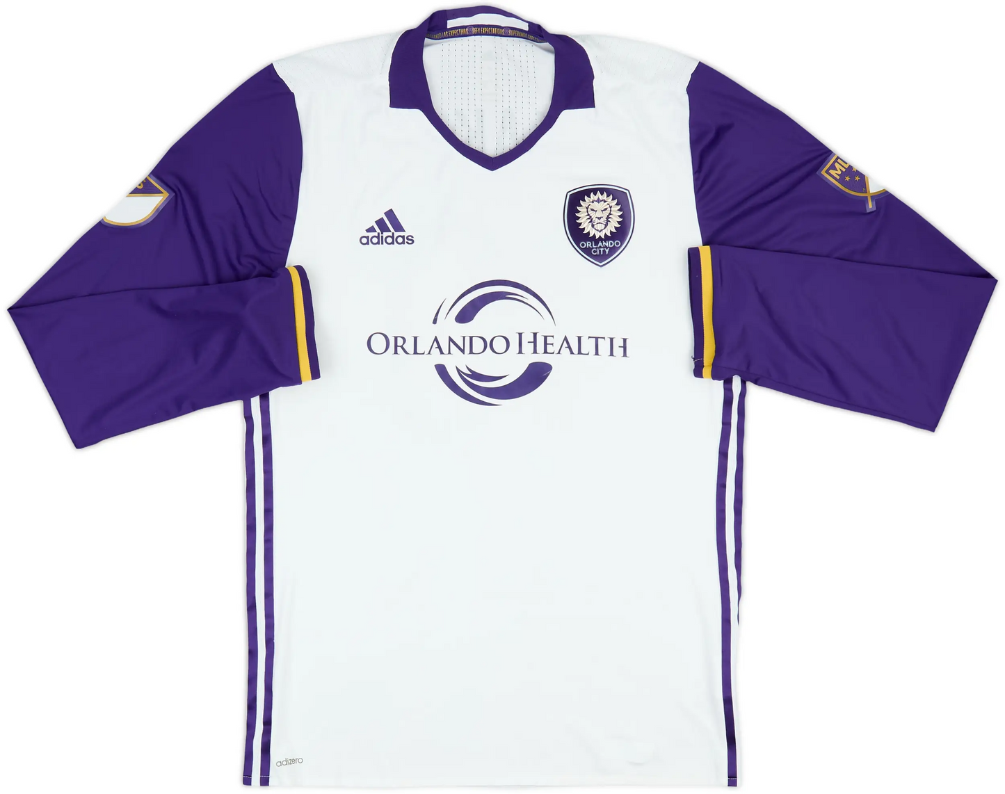 Maillot extérieur authentique Orlando City 2016 à manches longues Kaka #10 (L)