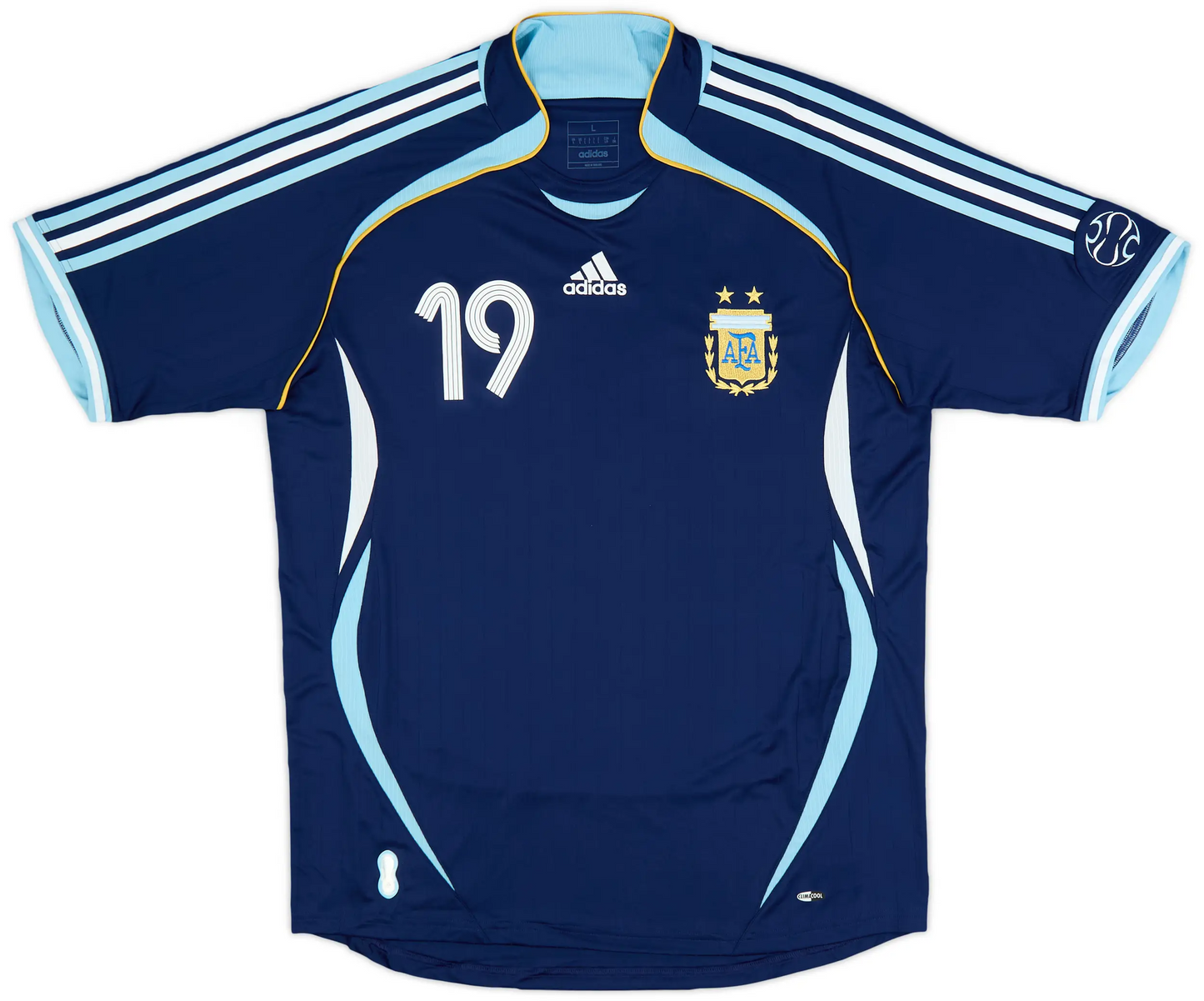 Maillot extérieur réédition adidas Argentine 2006 Messi #19