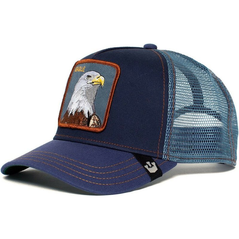 Casquette Trucker Bleue Marine Aigle Eagle - RR Store Online