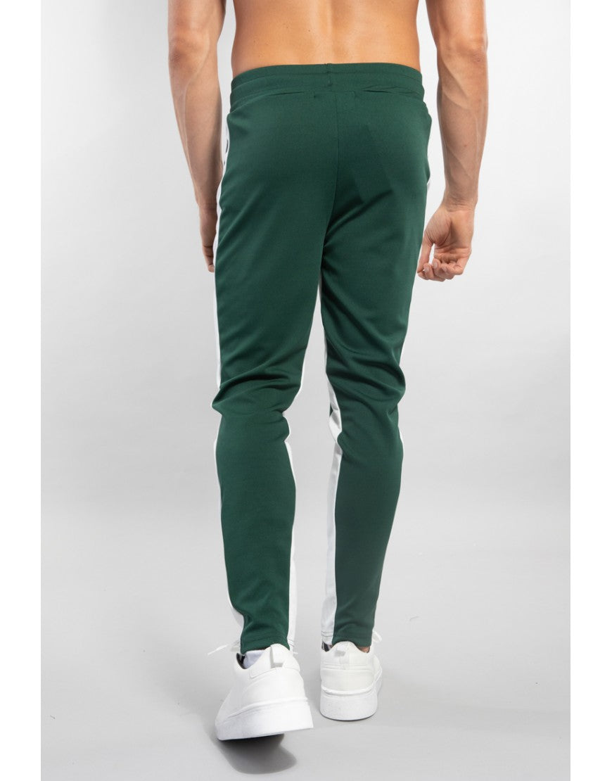 Pantalon Jogging A Bandes Vert Blanc - RR Store Online