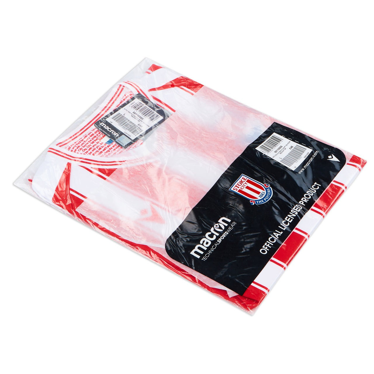 Maillot authentique domicile Stoke City Macron 2020-21 neuf RR Store Online