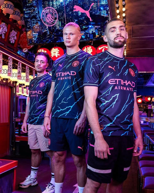 Découvrez le Nouveau Maillot Third 2023/2024 Éblouissant de Manchester City !