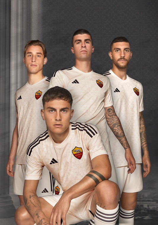 AS Roma dévoile son Maillot Extérieur Éblouissant pour la Saison 2023/2024