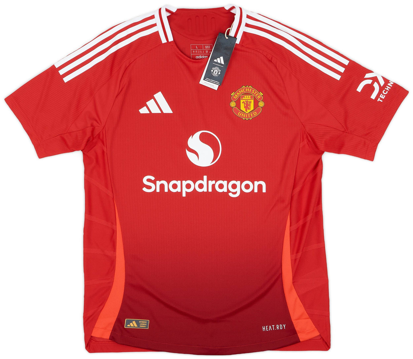 Maillot domicile authentique Manchester United 2024-25 Toone #7 (coupe unisexe)