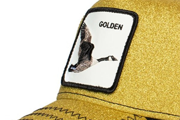 Casquette Oie Golden Egg Bee Goorin Bros dorée et noire RR STORE ONLINE