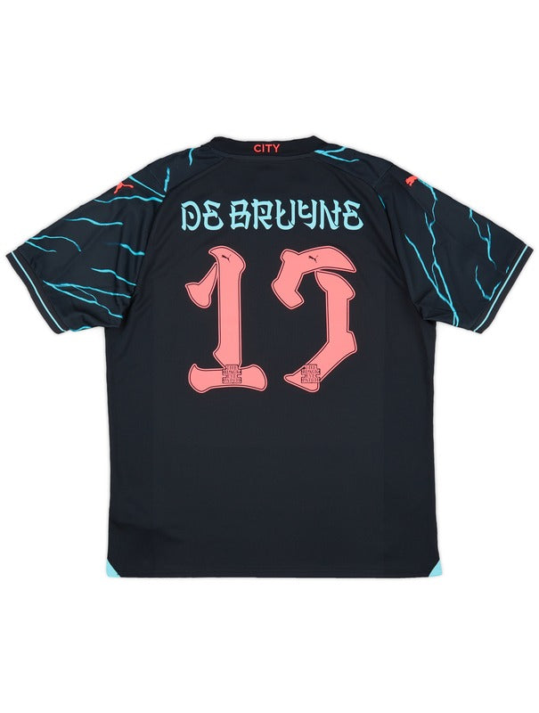 Troisième maillot Manchester City 2023-24 De Bruyne #17 RR STORE ONLINE