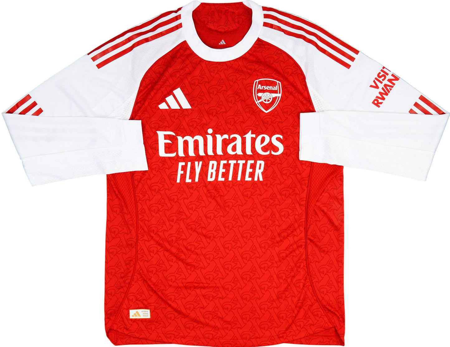 Maillot domicile authentique Arsenal 2025-26 à manches longues Rice #41