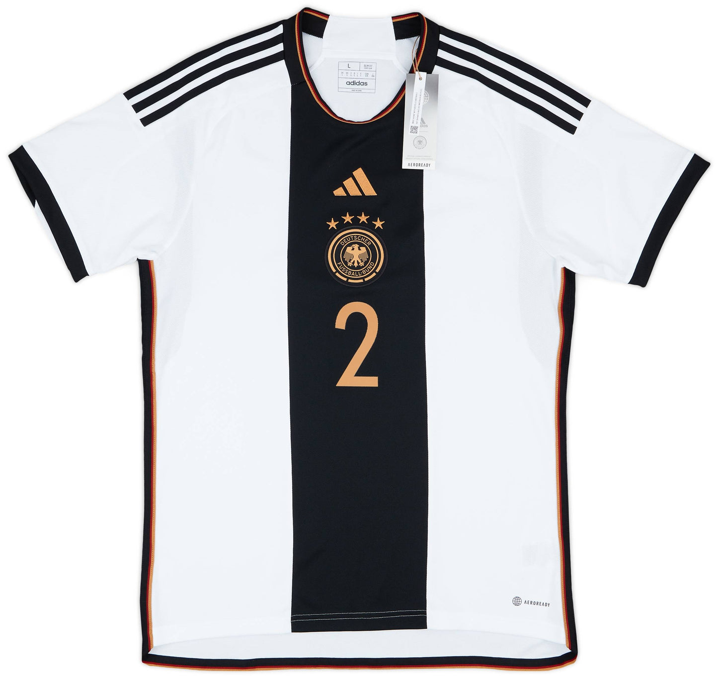 Maillot domicile Allemagne 2022-23 Rudiger #2