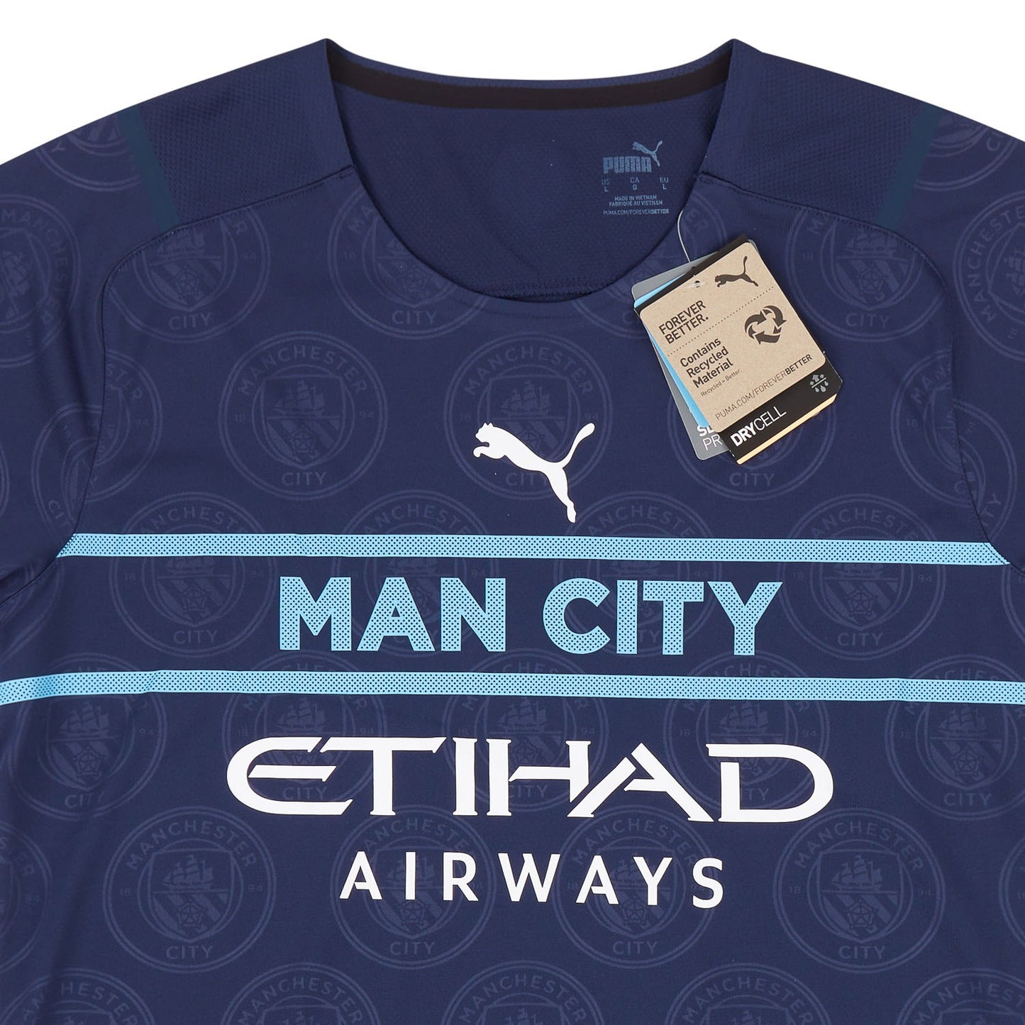 Maillot third (troisième) Manchester City Puma gamme pro saison 2021/2022 - Neuf RR STORE ONLINE