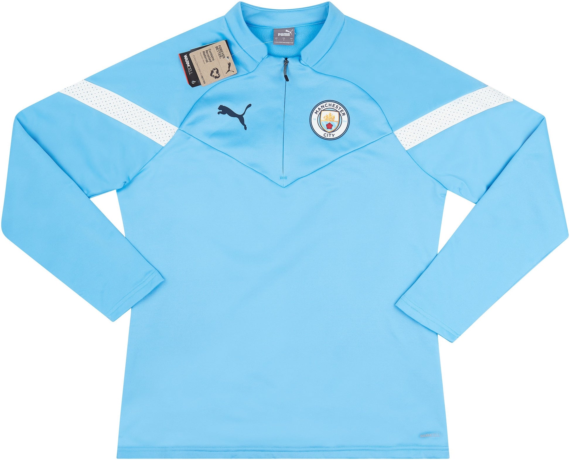 Haut d'entraînement 1/4 zippé Manchester City Puma 2022-23 RR STORE ONLINE