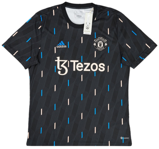 Maillot d'avant match adidas Manchester United 2022-23 RR STORE ONLINE