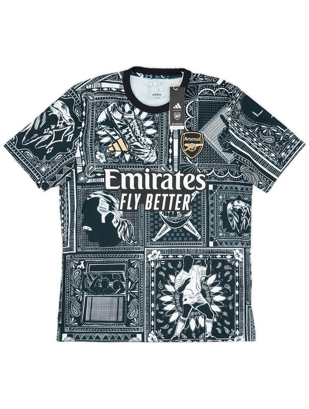 Maillot d'avant match Arsenal adidas x Ian Wright 2023-24 RR STORE ONLINE