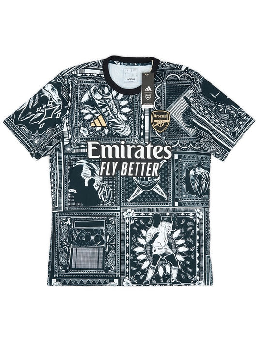 Maillot d'avant match Arsenal adidas x Ian Wright 2023-24 RR STORE ONLINE