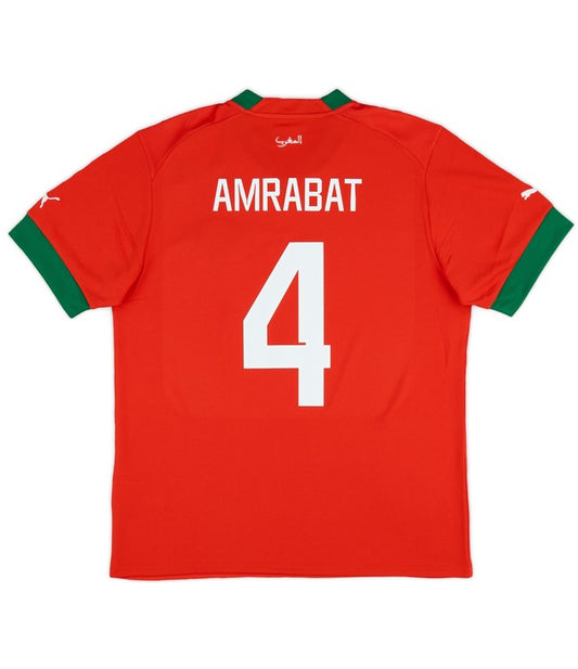 Maillot domicile Maroc 2022/23 Amrabat #4 RR STORE ONLINE