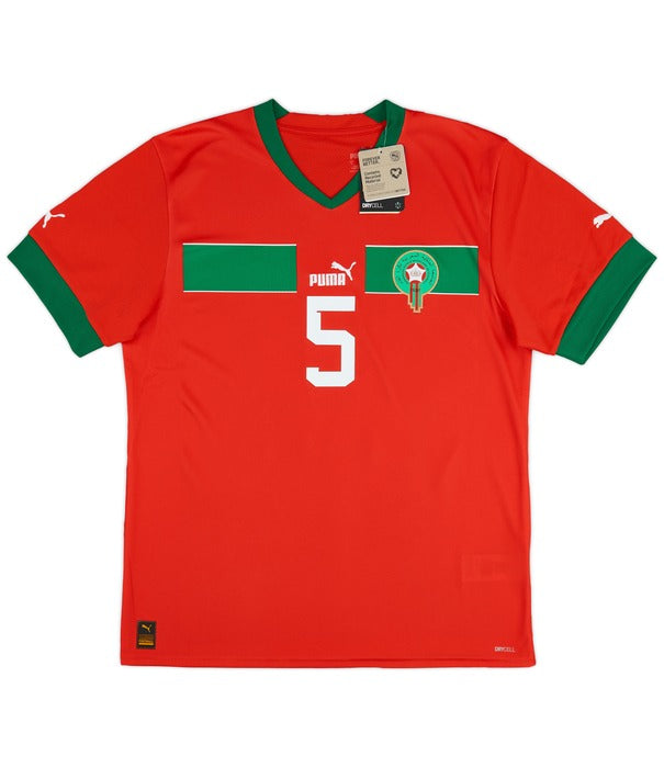 Maillot domicile Maroc 2022/23 Aguerd #5 RR STORE ONLINE