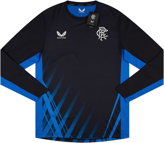 Maillot d'entraînement manches longues Rangers Castore 2022-23 RR STORE ONLINE