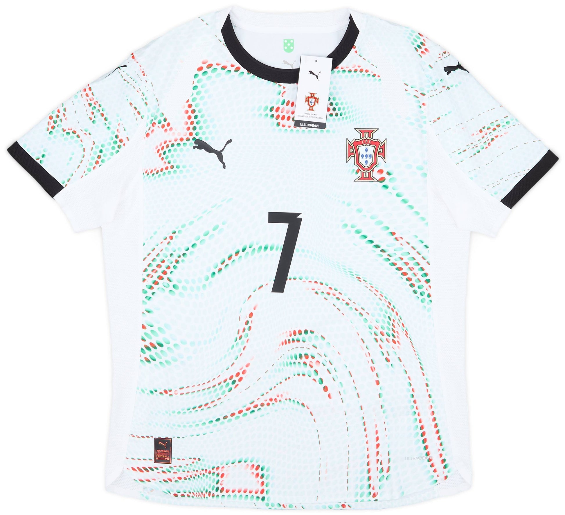 Maillot extérieur authentique du Portugal 2025-26 Ronaldo #7