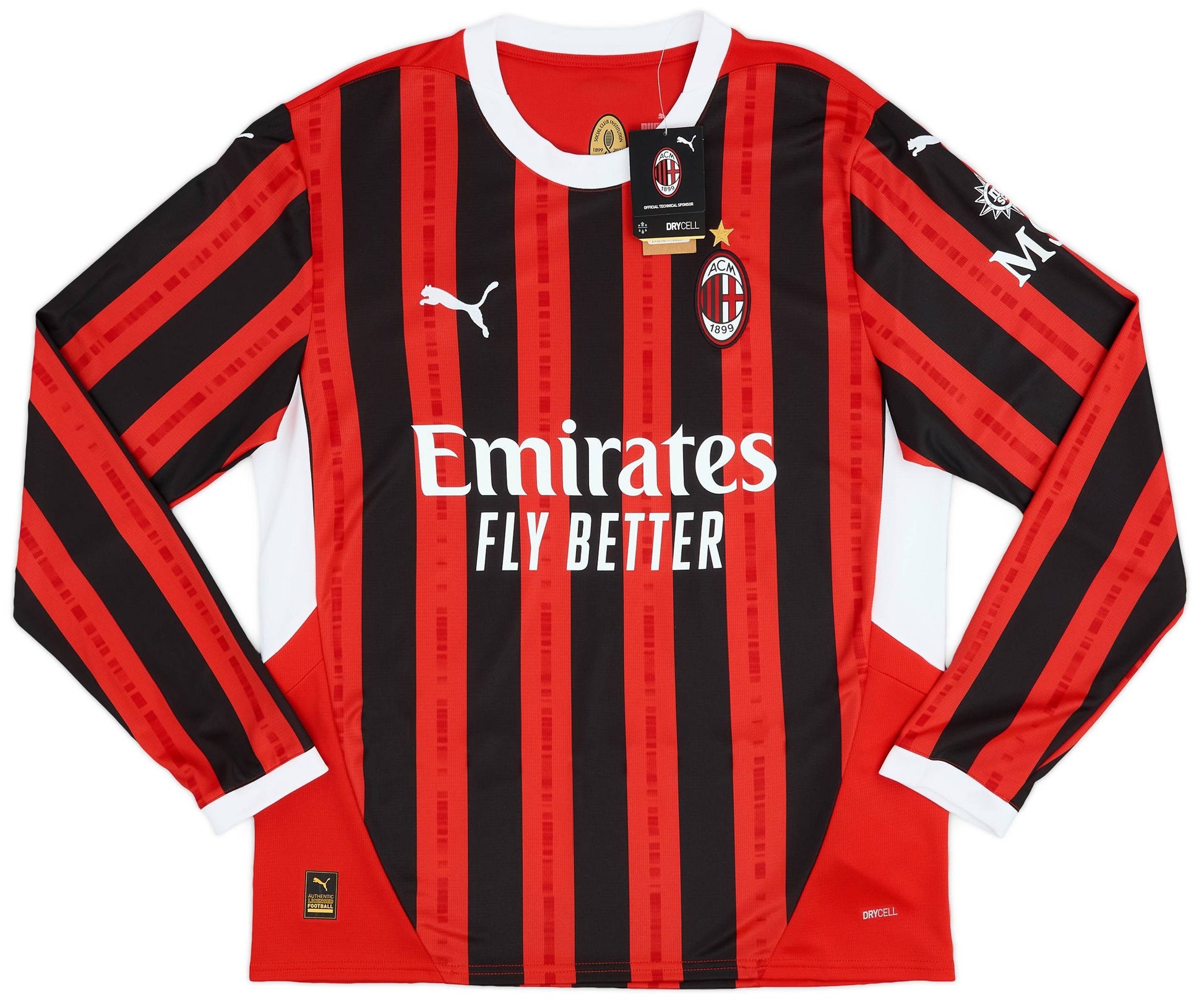 Maillot domicile manches longues AC Milan 2024-25 RR STORE ONLINE