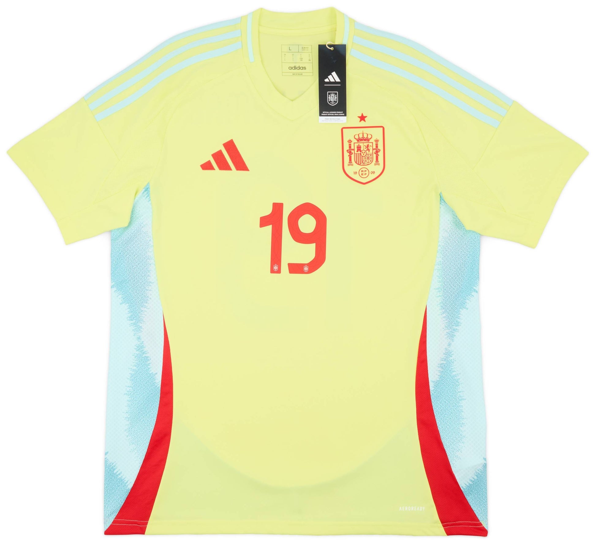 Maillot extérieur Espagne 2024-25 Lamine Yamal #19