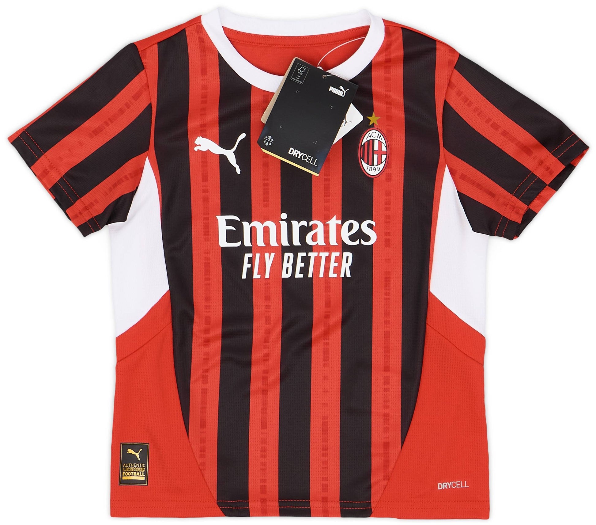 Maillot domicile complet AC Milan 2024-25 (petits enfants)