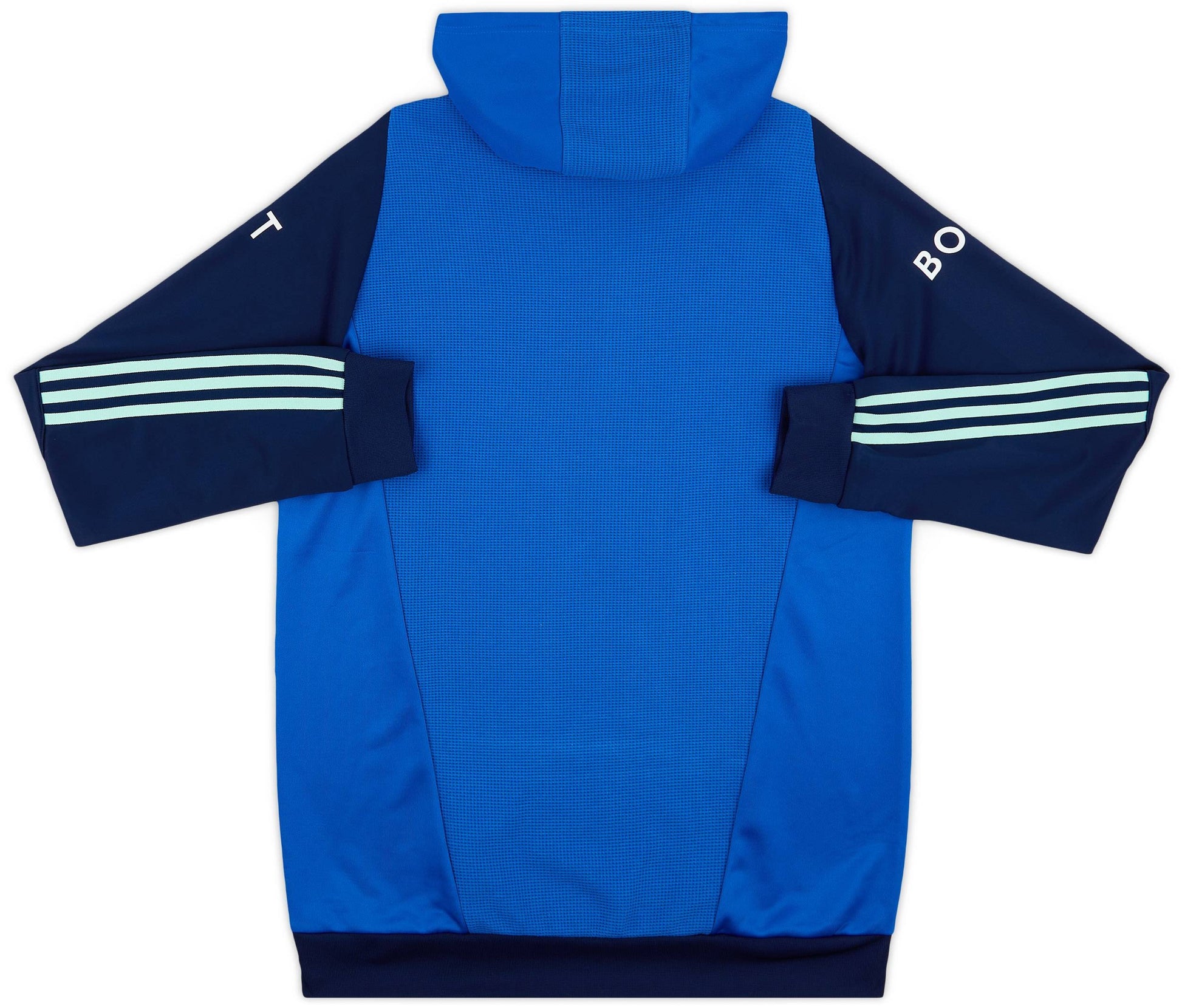 Haut à capuche adidas 1/4 zip Leeds United 2023-24