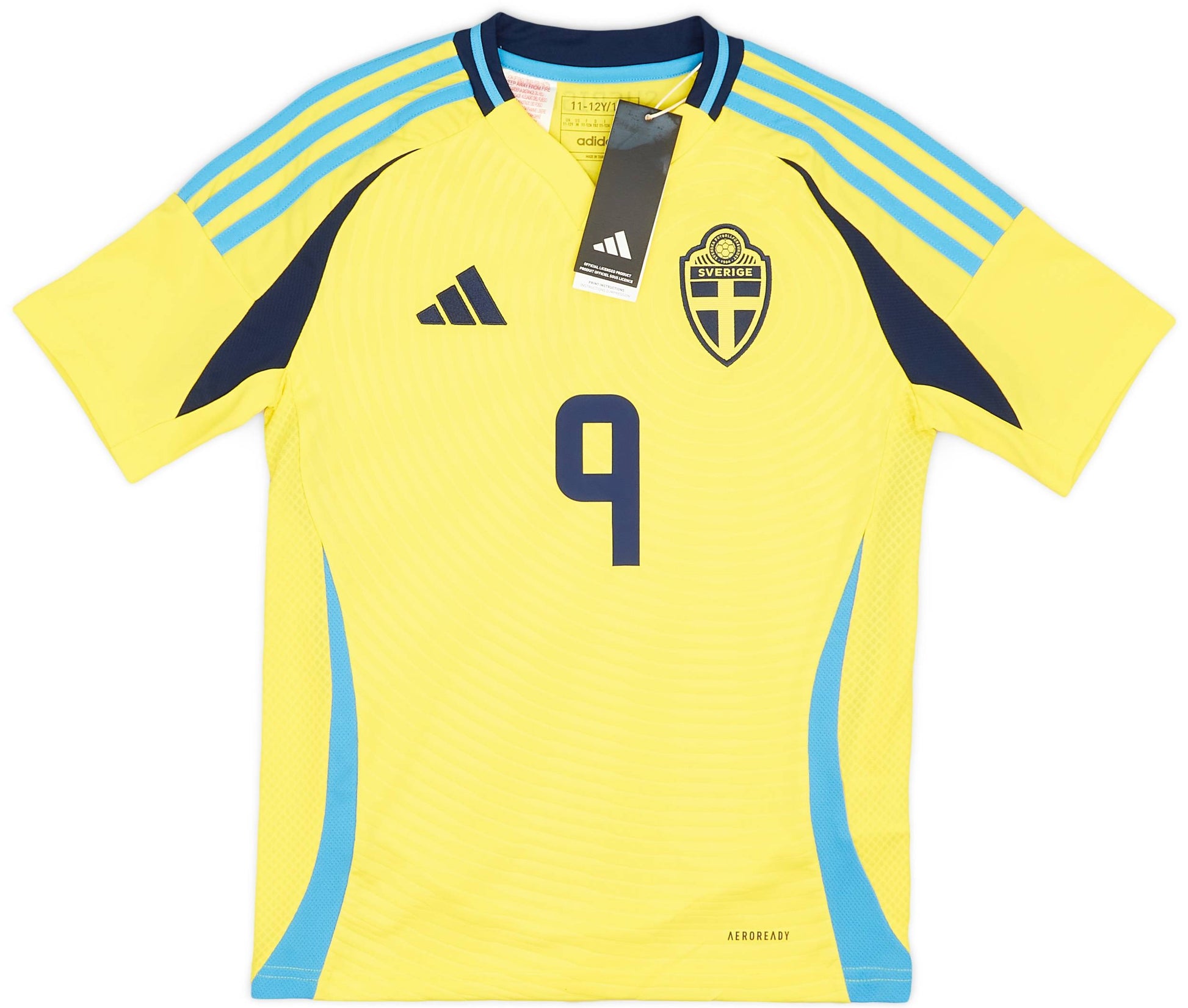 Maillot domicile Suède 2024-25 Isak #9 (enfants)