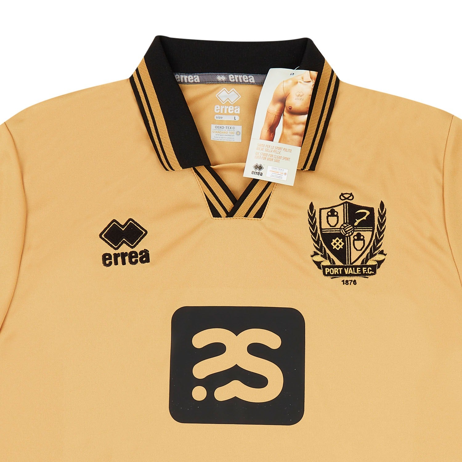 Maillot extérieur Port Vale Errea saison 2021/2022 - Neuf RR STORE ONLINE