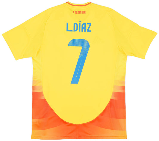 Maillot domicile Colombie 2024-25 Luis Diaz #7 RR STORE ONLINE