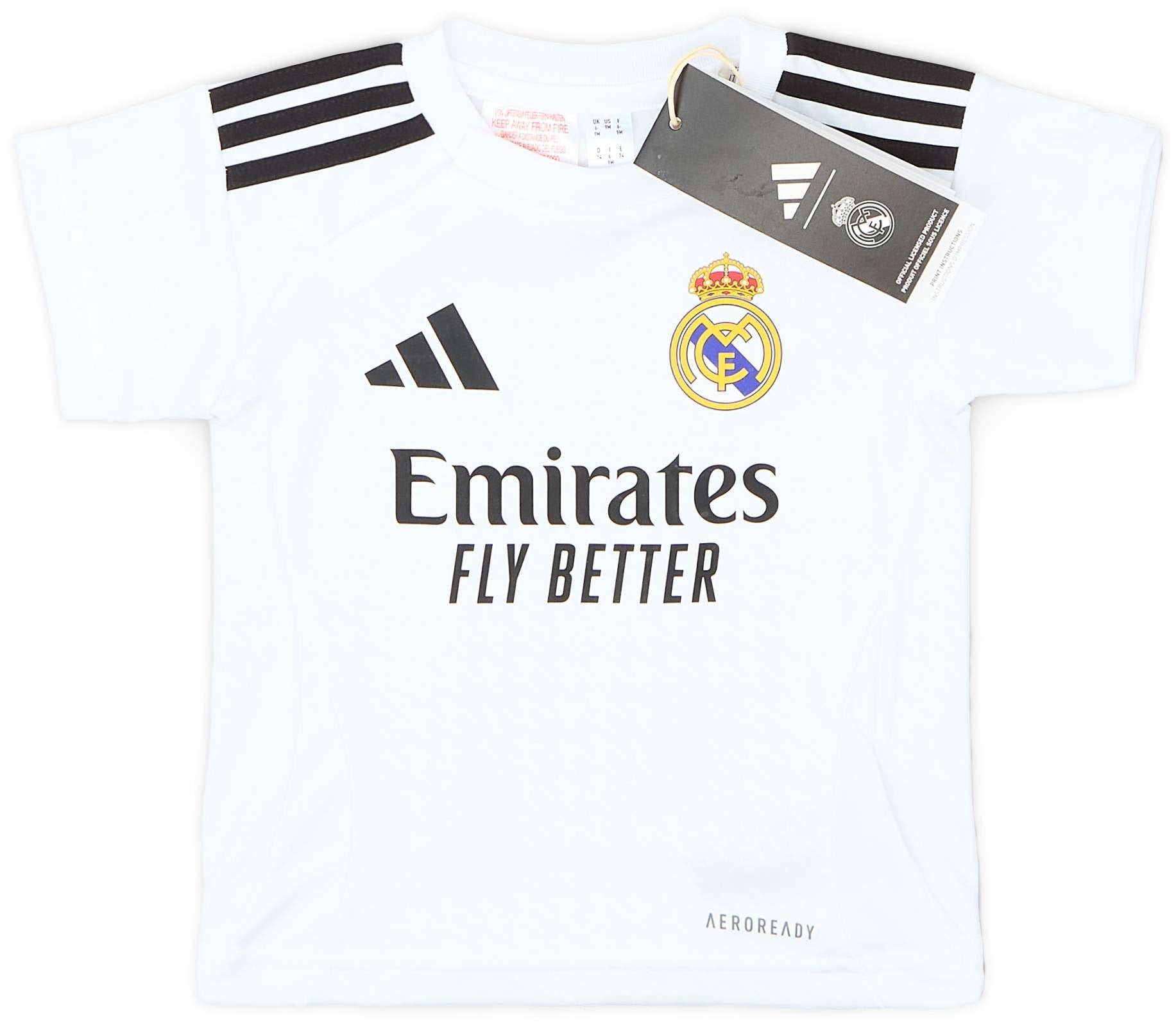 Maillot et short domicile Réal Madrid 2024-25 (BÉBÉ)