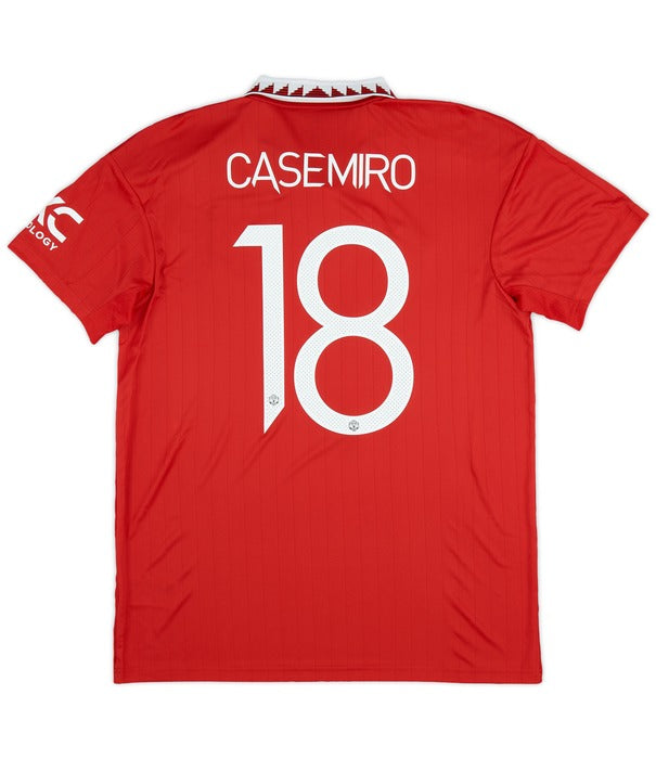 Maillot domicile Manchester United 2022/23 Casemiro #18 RR STORE ONLINE