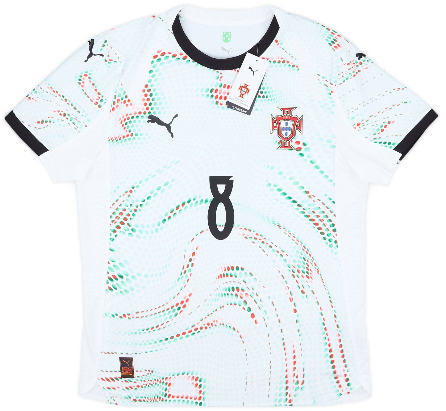 Maillot extérieur authentique Portugal 2025-26 B.Fernandes #8