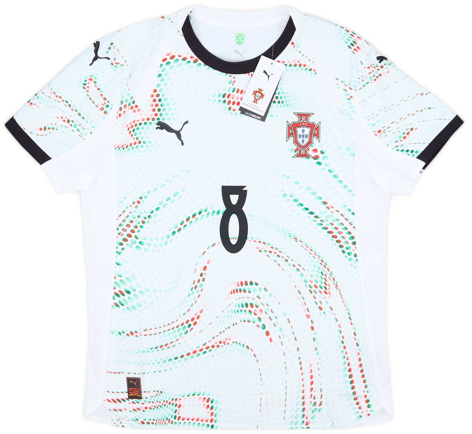 Maillot extérieur authentique Portugal 2025-26 B.Fernandes #8