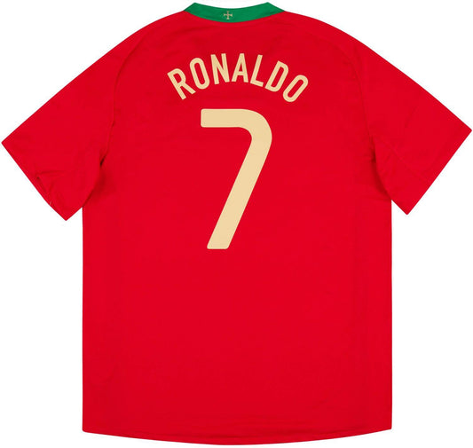 Maillot domicile Portugal 2008-10 Ronaldo #7 RR STORE ONLINE