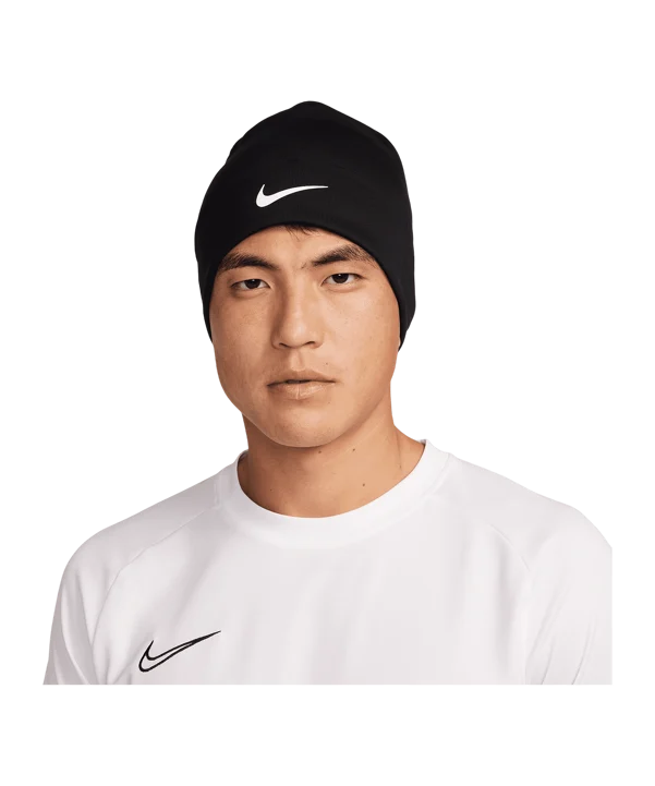 Bonnet Peak Standard Cuff Nike noir blanc