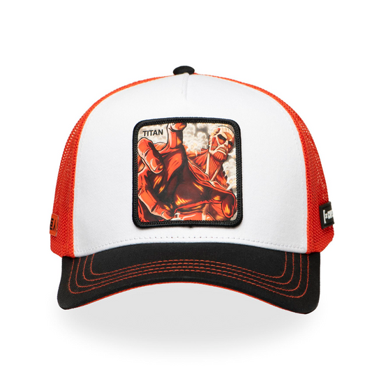 Casquette Trucker L'Attaque Des Titans Orange