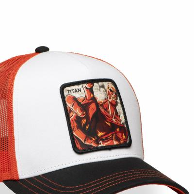 Casquette Trucker L'Attaque Des Titans Orange