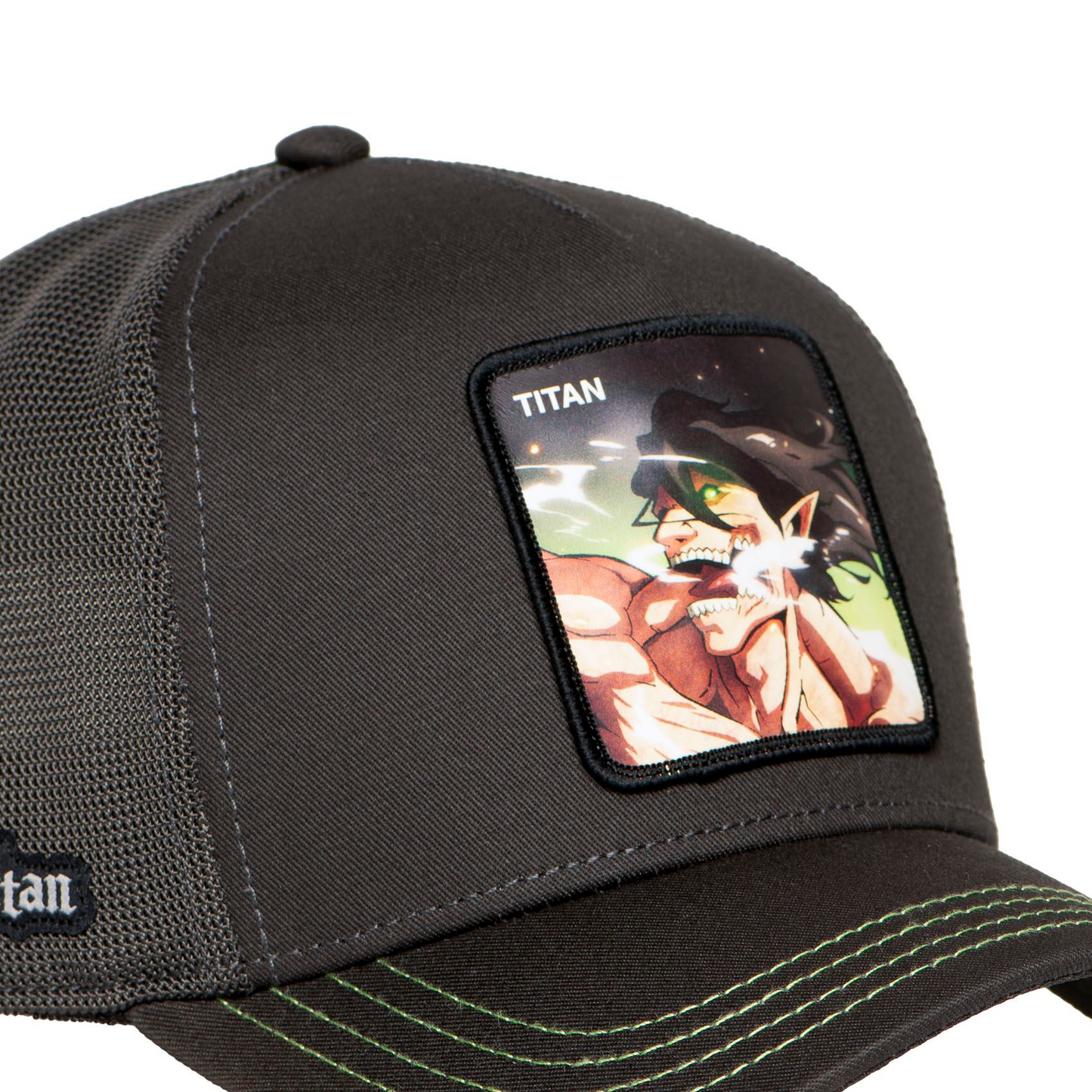 Casquette Trucker L'Attaque Des Titans Titan Assaillant Grise Foncé