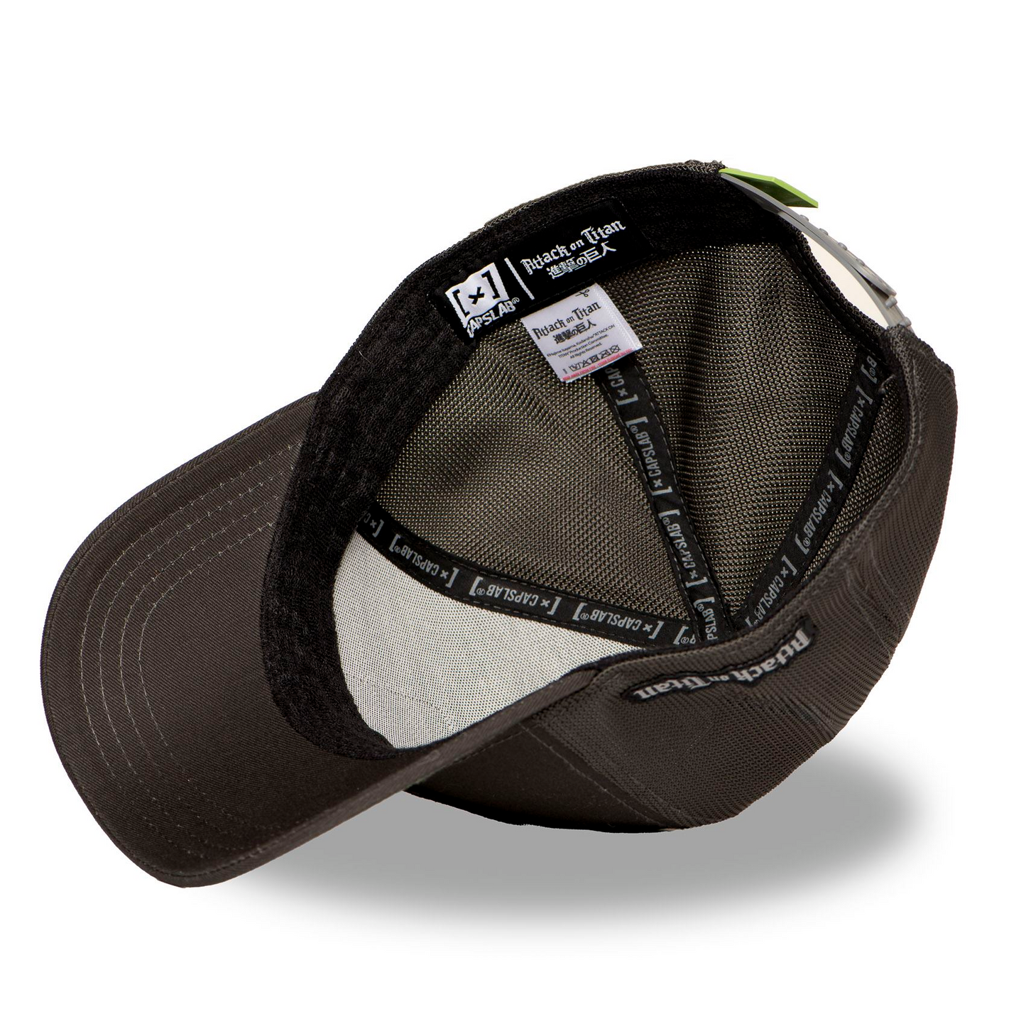 Casquette Trucker L'Attaque Des Titans Titan Assaillant Grise Foncé