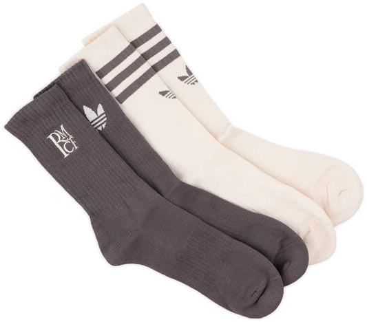 Chaussettes adidas Crew Real Madrid 2024-25 (lot de deux)