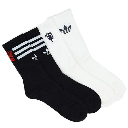 Chaussettes adidas Manchester United 2024-25 - Lot de deux paires
