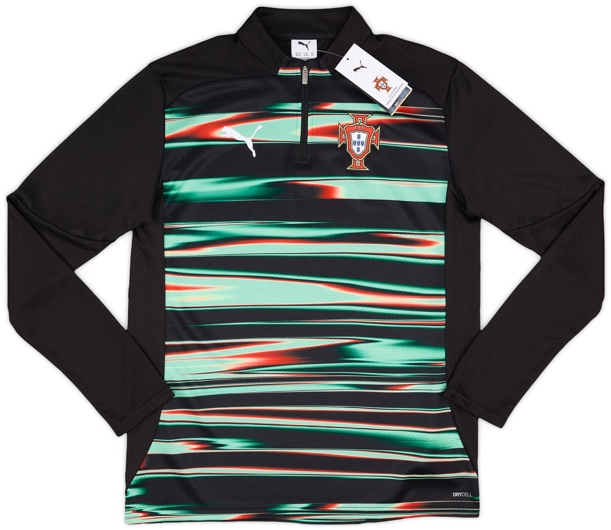Haut d'avant-match 1/4 Zip Puma Portugal 2025-26 (enfants)