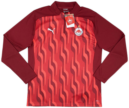 Haut d'avant-match Puma Red Bull Salzbourg 2024-25 avec fermeture éclair 1/4 - RR Store Online
