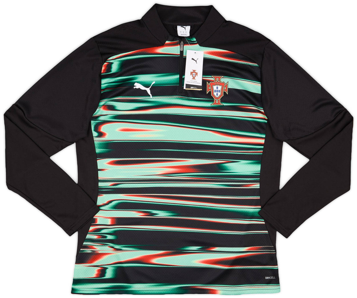 Haut d'avant-match avec fermeture éclair 1/4 Puma Portugal 2025-26